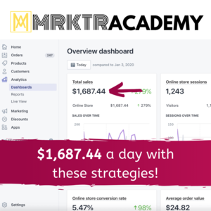 The most COMPREHENSIVE Shopify course in the world- we're hitting $1,500/day with these strategies. Thumbnail